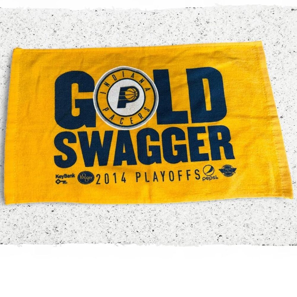 Indiana Pacers 2014 NBA Playoffs yellow towel #NBA #basketball